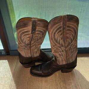Lucchese Men’s “Percy” Lizard Boots